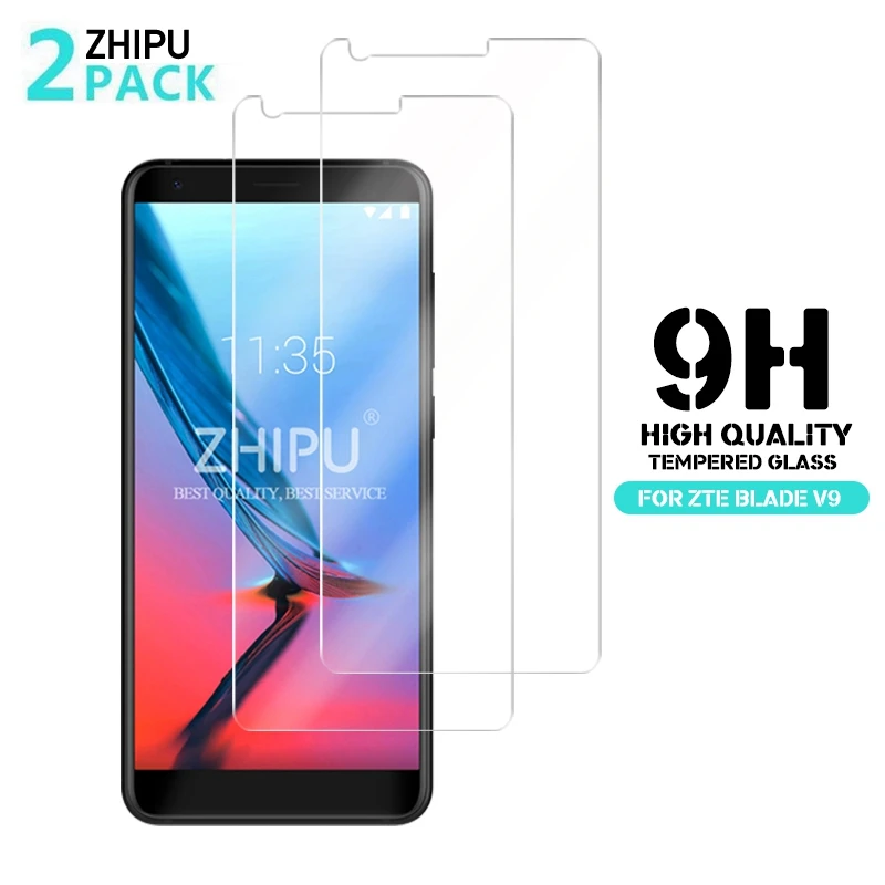 2 шт. 2.5D 0 26 мм 9H Премиум Закаленное стекло для ZTE Blade V9 Защитная пленка экрана 5 7