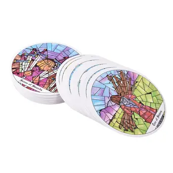 

78 Pcs Tarot Cards Of The Cloisters Cards Board Game 1993 Round Card Playing Card Deck Games For Family Party Out Of Print Gift