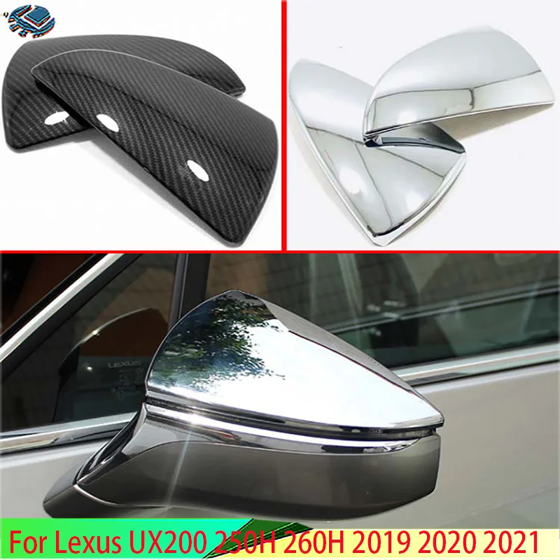

Накладки на боковые зеркала двери для Lexus UX200 250H 260H 2019 2020 2021