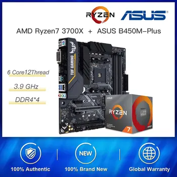 

New combination AMD Ryzen 7 3700X R7 3700X 3.6 GHz 8 Core 16 Threads 65W Socket AM4 with ASUS TUF B450M-PRO GAMING Motherboard