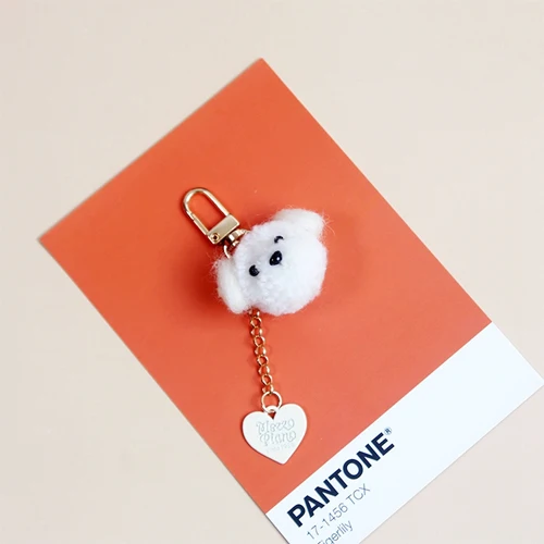 Cute Soft Luxury Teddy Dog Case for Apple AirPods 1 2 Case Accessories Bluetooth Earphone Protect Cover Bag Heart Keyring Gifts - Цвет: G