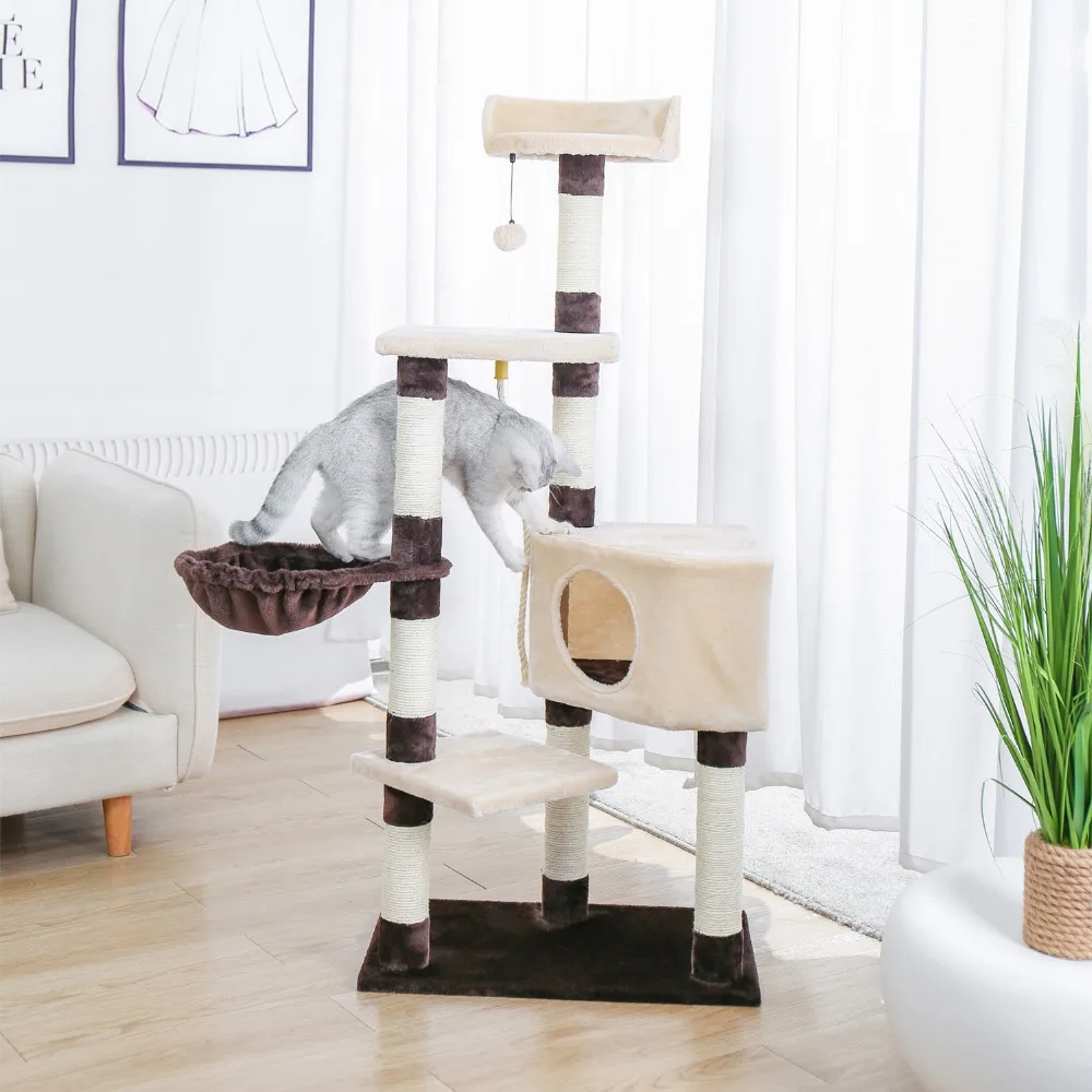 torre para gato, árvore, escalada, apartamento, jogo,