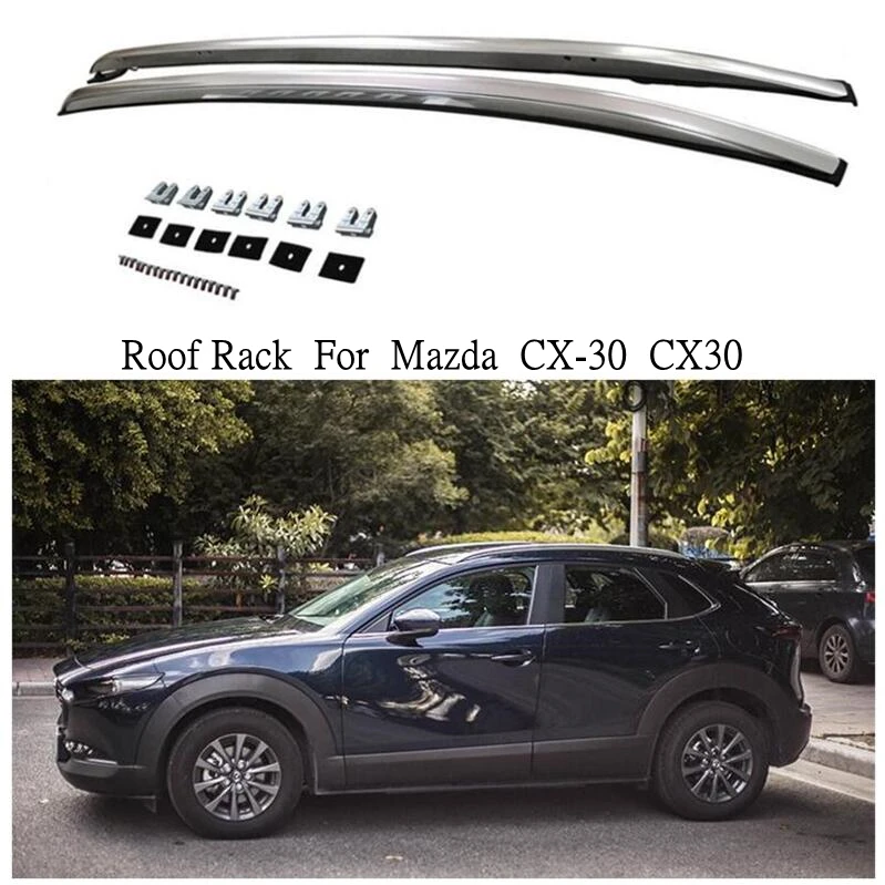 Для Mazda CX-30 CX30 2020 2021 2022 багажник на крышу Чемодан стеллажи для выставки товаров