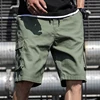 Mens Shorts Summer Cargo Shorts Fashion Knee Length Drawstring Men Shorts Cotton Khaki Work Bermudas Masculina Plus Size 7XL ► Photo 2/6