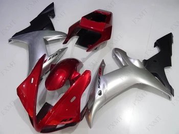 

YZF1000 R1 02 Fairings YZF1000 R1 2002 Motorcycle Fairing for YAMAHA YZFR1 2002 - 2003 Motorcycle Fairing Red Silver Black