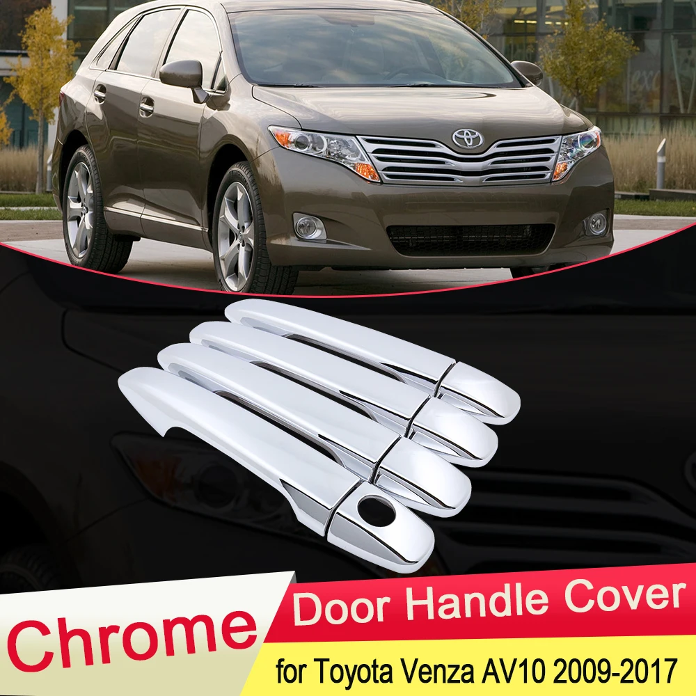 Хромированная крышка ручки двери для Toyota Venza AV10 2009 2010 2011 2012 2013 2014 2015 2016 2017 накладка