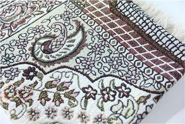 Unique Travel Islamic Muslim Prayer Mat / Rug/ Carpet Salat Portable New Design Thin Musallah Praying Mat 70*110cm Drop Shipping