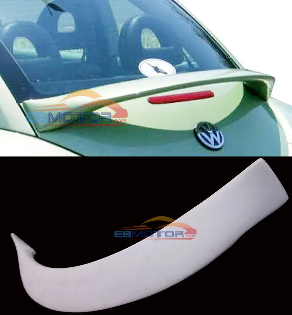 

Unpainted Rear Trunk Spoiler Fiber Glass FRP Spoiler For VW Beetle 98-10 V082F