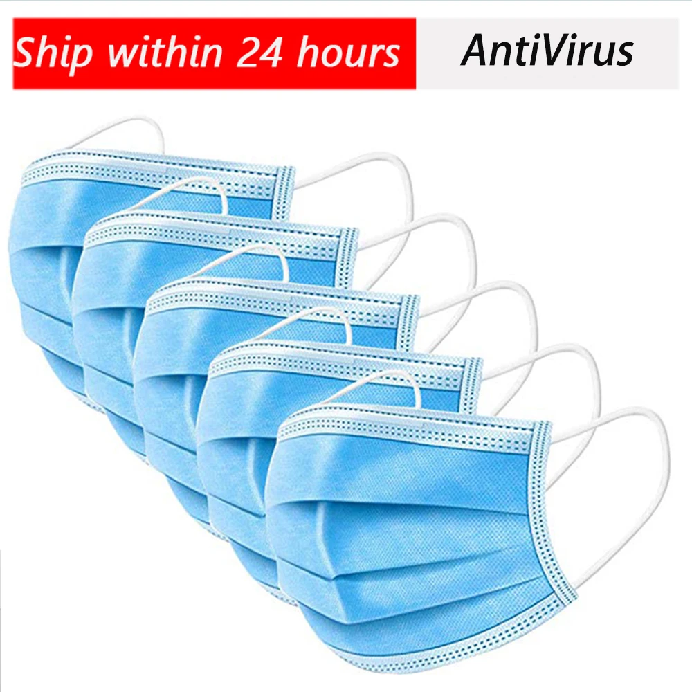 

3 layers mouth mask Anti Dust Mouth Mask Carbon Filter Windproof Mouth Bacteria Proof Flu kind Face Masks Emergency