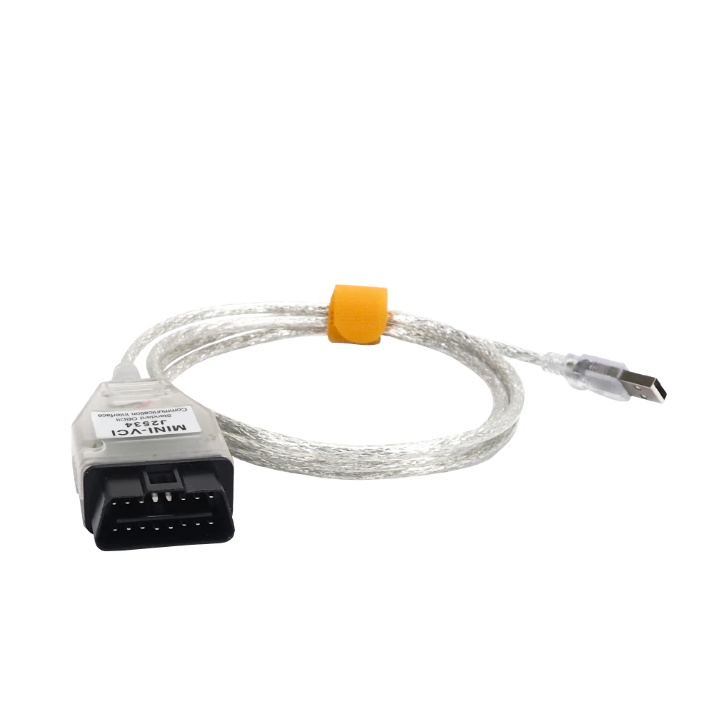 OBD2 USB кабель для TOYOTA TIS Techstream MINI-VCI FT232RL OBD OBD2 TOYOTA MINI VCI J2534 V13.00.022 инструменты для диагностики автомобилей