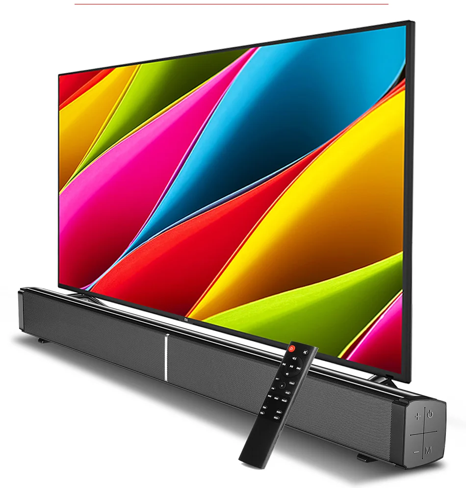 home theater soundbar with subwoofer Wreless Bluetooth 5.0 Speakers 40W Bass TV RCA Remote Control Aux In Coaxial Optical for PC|Soundbar| -…