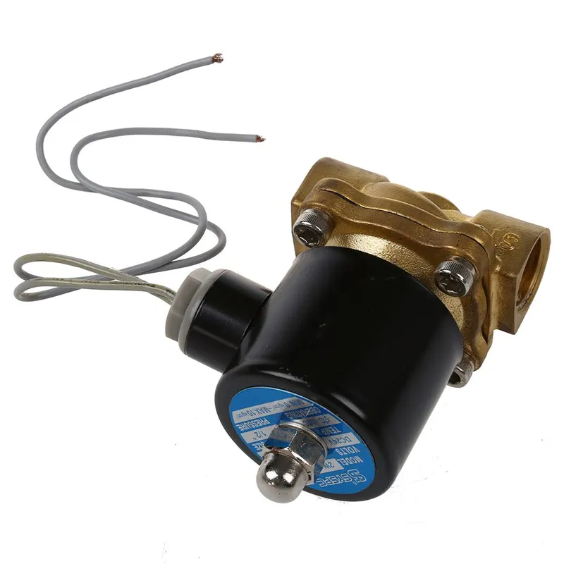 2W-160-15 DC 24V 16mm Pore 1/" двухсторонний Соленоидный клапан