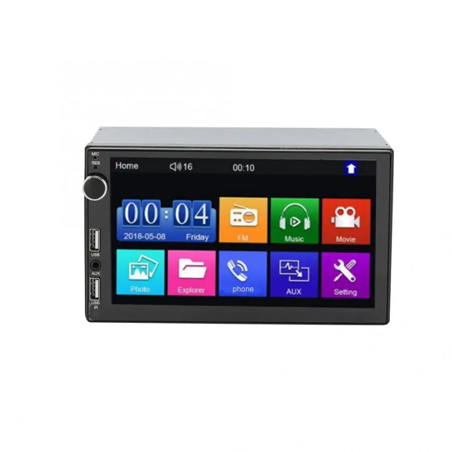 Oto aksesuar Full Touch 7 дюймов 2 Din MP5 плеер Bluetooth функция радио камера заднего вида монитор araba aksesuar