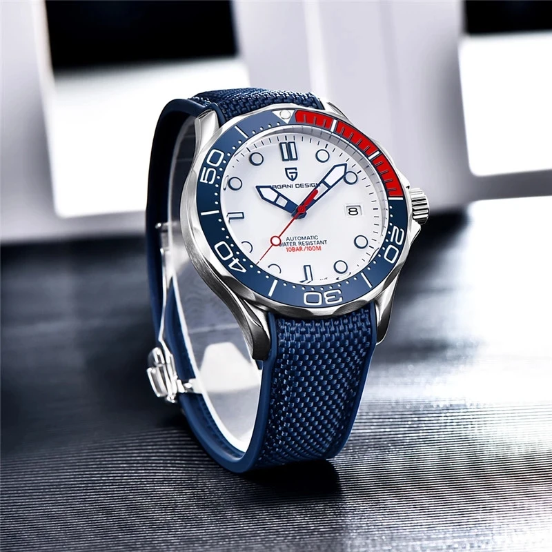 PAGANI DESIGN Men's Watch Automatic Luxury Brand Military Command Mechanical Men watch Japan NH35A Sports Waterproof Watch 007