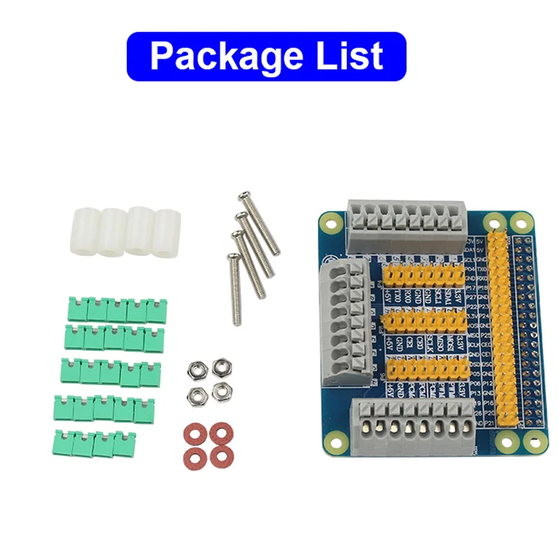 Плата расширения Raspberry Pi 4B GPIO Raspberry PI 2 3 3B B+ 4B с винтами