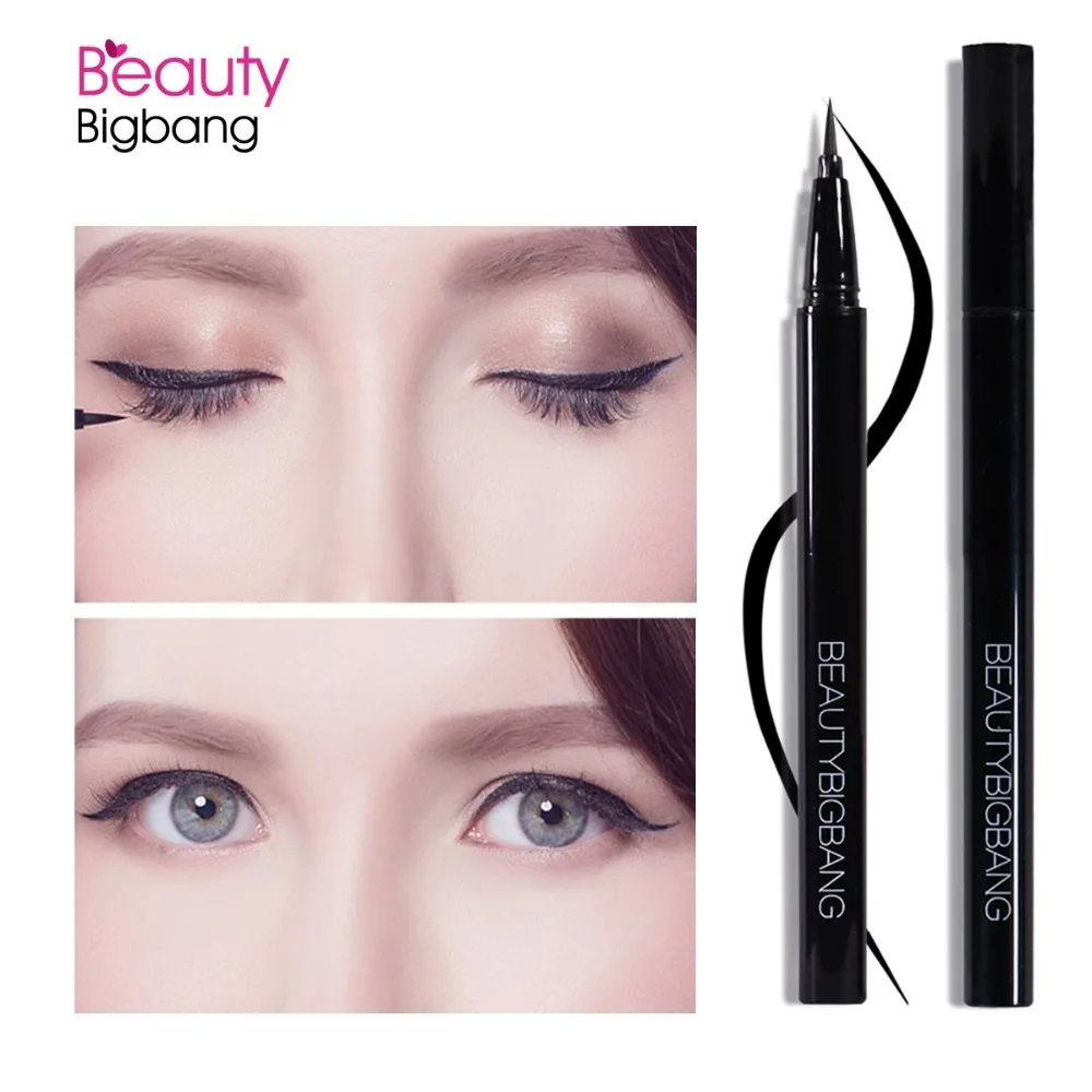 BeautyBigBang, черный цвет, стойкий карандаш для глаз, водостойкая жидкая подводка для глаз, карандаш для век, косметика для глаз, инструменты для макияжа