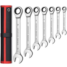Combinação chave de catraca conjunto de chaves para automóvel mecânico chave universal chave chave catraca ferramenta de mão com bolsa de rolamento