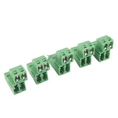 

5 Pcs 4P 5.08mm Pitch PCB Mount Screw Terminal Block Connector