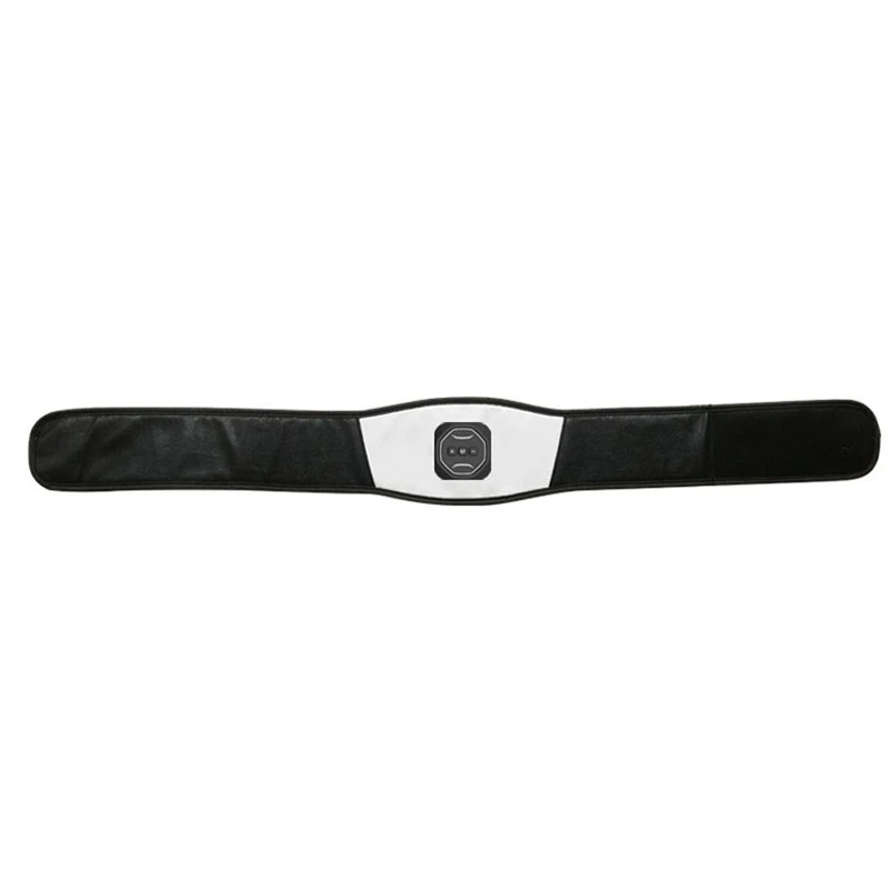 EMS Abdominal Slimming Adjustable PU Belt Electric ABS Muscle Stimulator Toning Waist Trainer Lose Weight Body Massage