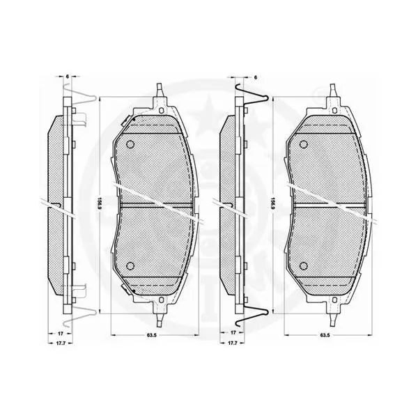 Колодки тормозные дисковые комплект SUBARU: LEGACY IV (BL) LEG|Тормозной цилиндр| |