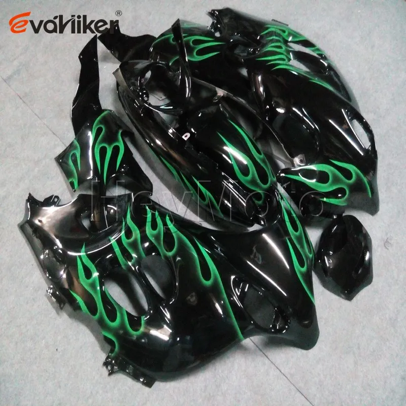 Заказной обтекатель мотоцикла для GSX600F Катана 2003-2006 GSX600F 03 04 05 06+ 5 подарков+ зеленый пламя ABS пластик Кузов - Цвет: J