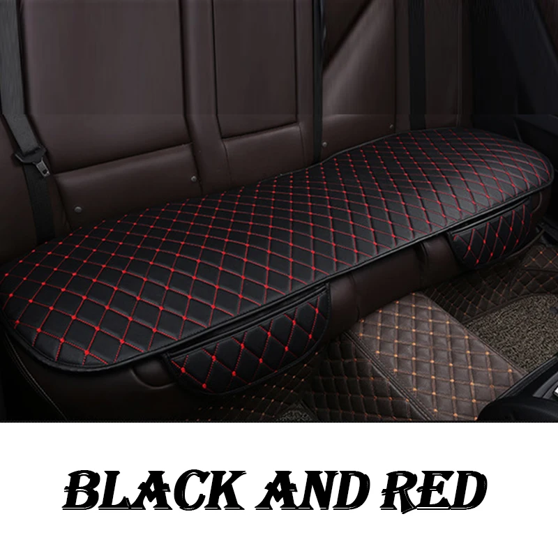 PU Leather Car Accessories Front Rear Seat Cover For Volvo S60 XC90 V40 V70 V50 V60 S40 XC60 XC70 Nissan Qashqai X-TRAIL TIIDA - Название цвета: B-Black and Red