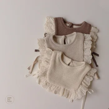 

Baby Vest Autumn New Girl Sweet Hollow Lace Princess Outside with Windproof Cotton Vest Toddler Girl Winter Clothes