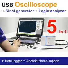 LOTO OSC482 series, Oscilloscope/Signal Generator/Logic Analyzer/..., 5 in 1, 50M S/s, 8~13 bit Resolution, Optional Modules