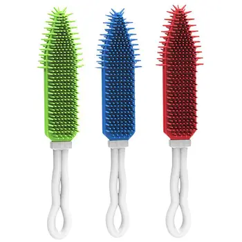 

Multi-purpose Dog Comb Pet Puppy Cat Hair Bath Brush Comb Soft Silicone Sticky Hair Tool Small Animal Massage Tool Bath Comb New