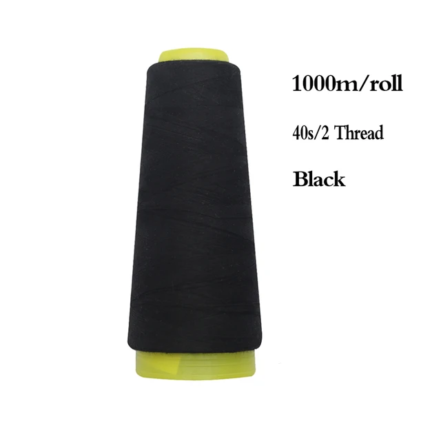100% Polyester Sewing Thread Spools 1000M 40/2 Polyester Threads for ...
