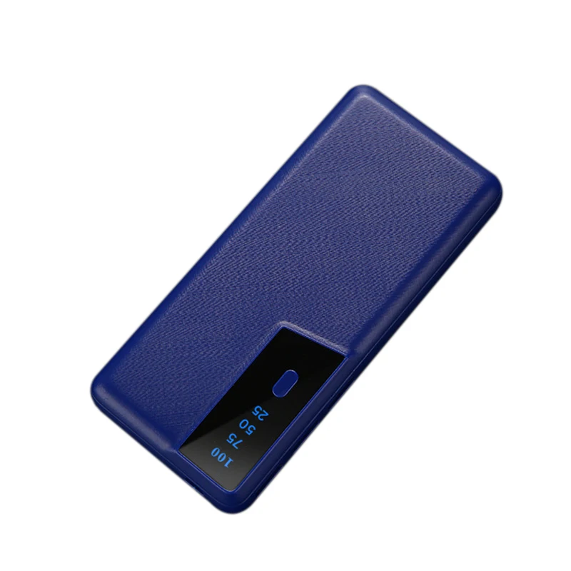 Синий new arrive External Battery PoverBank Power bank for Xiaomi MI iphone 7 8 XR 11 huawei smart phone - Цвет: Синий