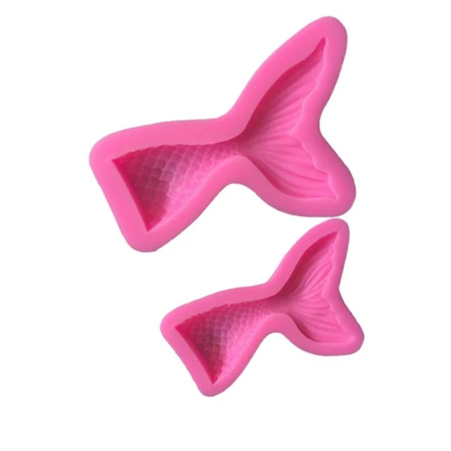 1Pc Sellő Halak Farkú Szilikon Penész Fondant Cupcake Torta Díszítő Sütőszerszámok Kézzel Készített Szappan Farok - Image 5