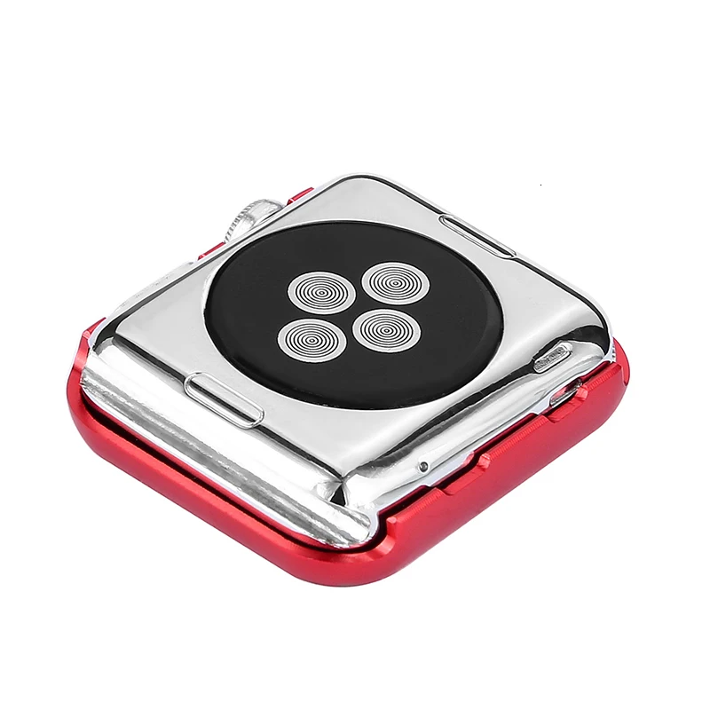 Алмазный алюминиевый корпус чехол для Apple Watch 42 мм, 38 мм, с украшением в виде кристаллов Стразы защитная рамка чехол наручных часов iwatch серии 3/2/1 металлический бампер