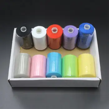 

10pcs/sets Small roll household Sewing Threads Spools hand stitching embroidery thread clothes bedding sew tools CD