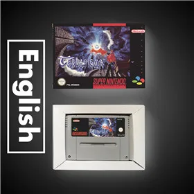 Terranigma-Европейская версия карта для игры ролевая игра аккумулятор экономия в