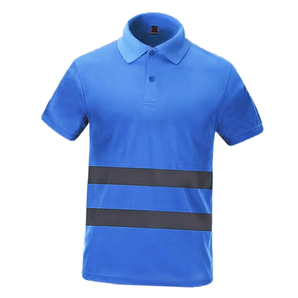 Hi Vis T Shirt Reflective Safety Short Sleeve HIGH Visibility