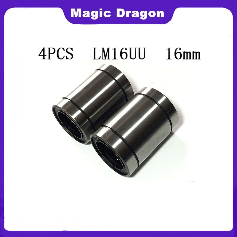 Milímetros Linear Rolamento de Esferas Linear Tendo 16 mm 3d Peças da Impressora Lm16 Cnc Peças Direto da Fábrica Alta Qualidade Peças Lote Lm16uu 16