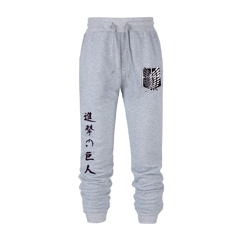 

Attack on Titan Mens pants Fashion Casaul Joggers Trousers Casual Oversize Sweatpants Fitness Workout Running Sporting Clothing