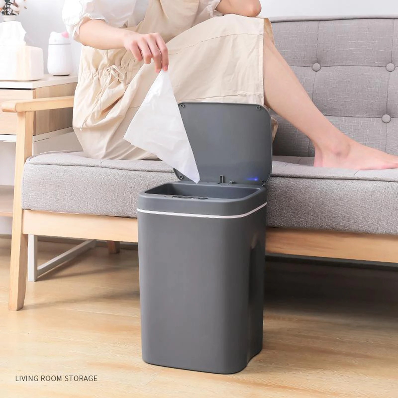 12L / 14L / 16L Intelligent Trash Can Smart Motion Sensor Automatic Trash Cans