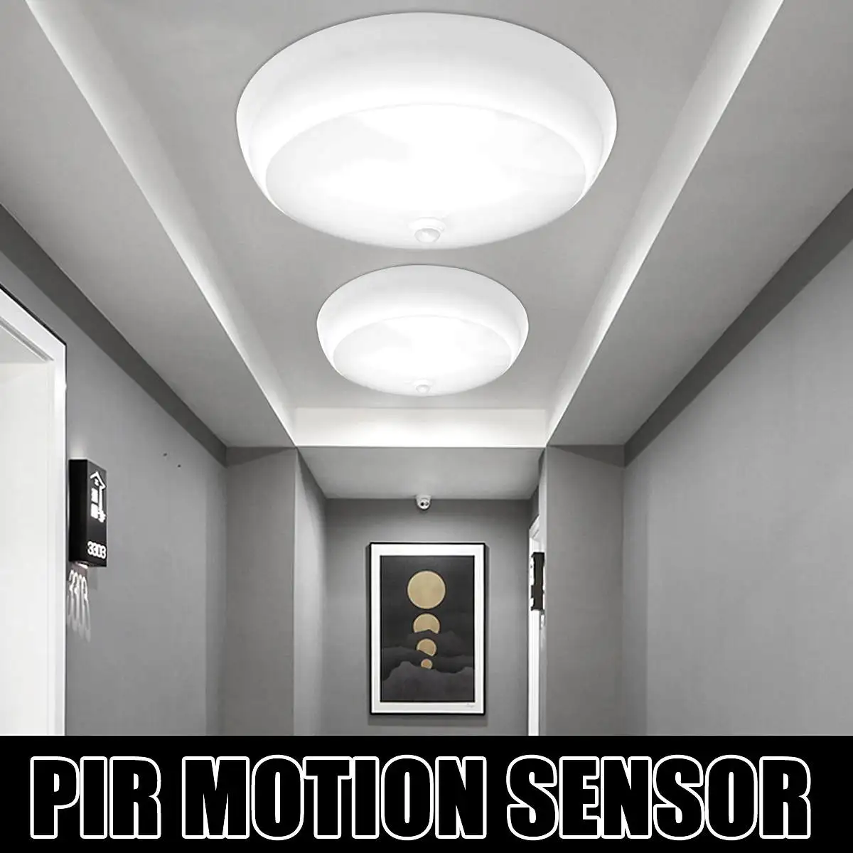 

18W LED Ceiling Light 220V 110V Ceiling Lamp LED Panel Lamp Surface Modern Motion Sensor led Lamp For Living Room Lights