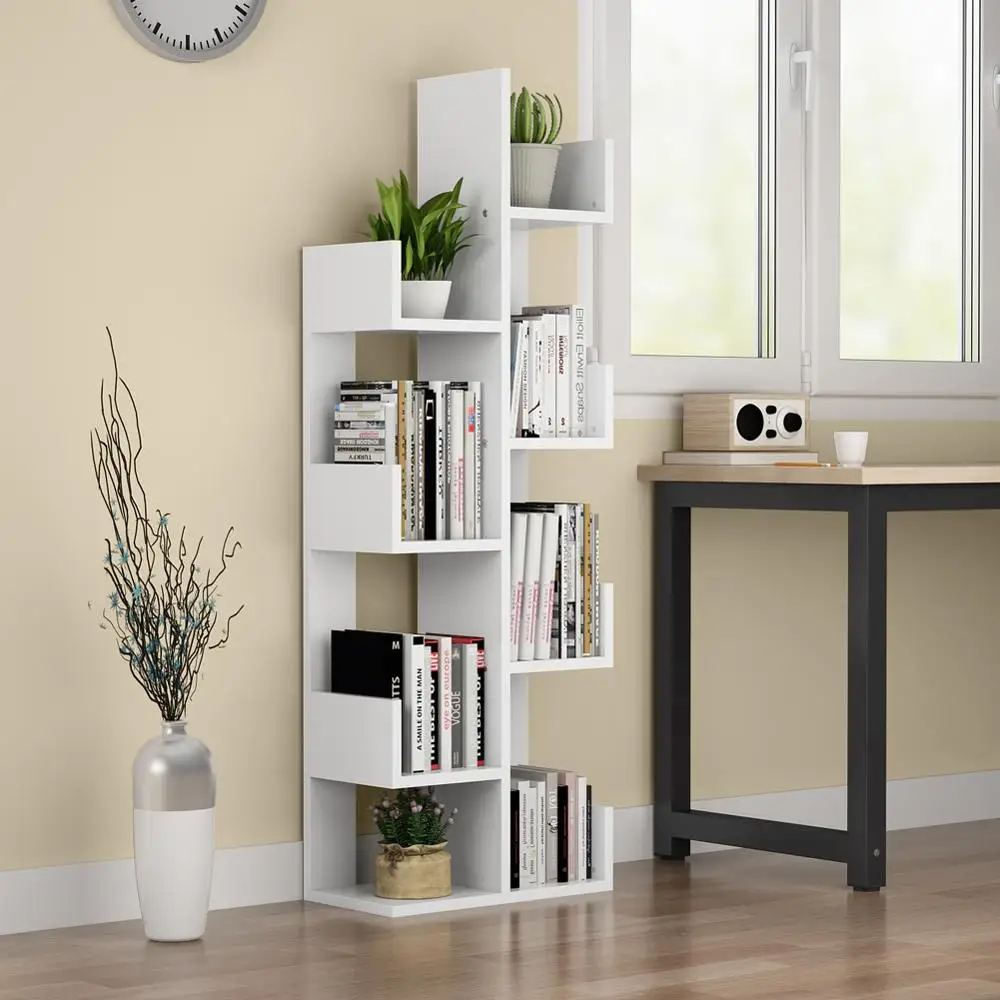 Tabletop Bookshelf, Tree Shape Bookshelf, Book Storage Organizer