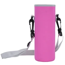 Легкая очистка переноска практичная Защитная Универсальная крышка бутылки воды регулируемый ремешок Hands Free анти-ожоги Кроссбоди открытый