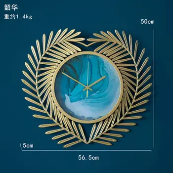 

Vintage Retro luxury Large Wall Clock Modern Design Creative kitchen Wall Watch Luxury Wall Clock Reloj De Pared Home Decoration