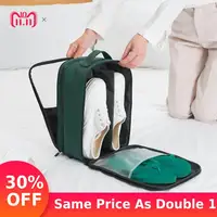 Дорожная водонепроницаемая сумка для обуви трехслойный чемодан куб для упаковки портативный мешок для носков сортировочный Органайзер