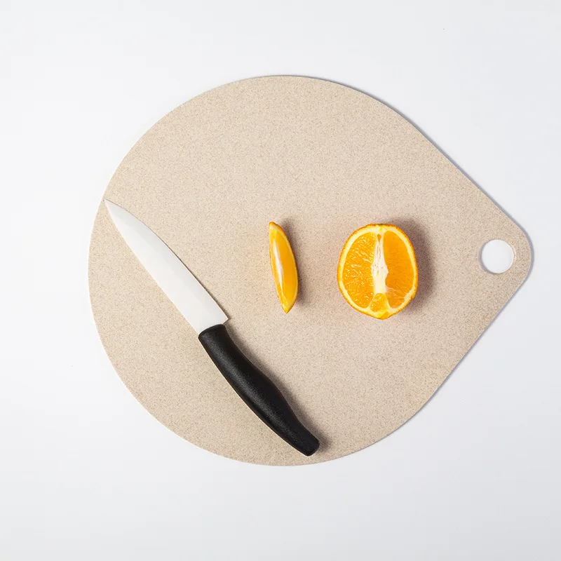 

Wheat Straw Creative Modeling Cutting Board Anti-slip Infants Baby Food Supplement Fruit Health Cutting Board Kitchen Gadgets