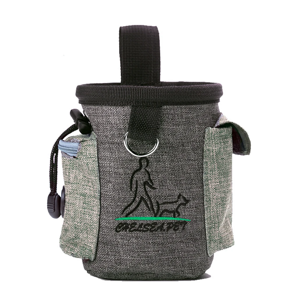 

Fashion New Dog Treat Pouch Pet Hands Free Training Waist Bag Drawstring Carries Pet Toys Food Poop Bag Pouch