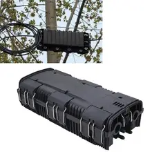 2 в 2 из горизонтальный волоконно-оптический соединительный корпус IP68 Водонепроницаемый волоконно-оптического кабеля соединительной коробкой/12/24/48 ядро