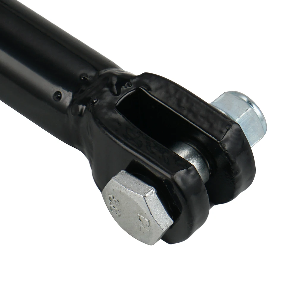 Motorcycle Black Side Kick Stand With Heavy Duty Spring Nut & Bolt For Honda CG 125 ES K M