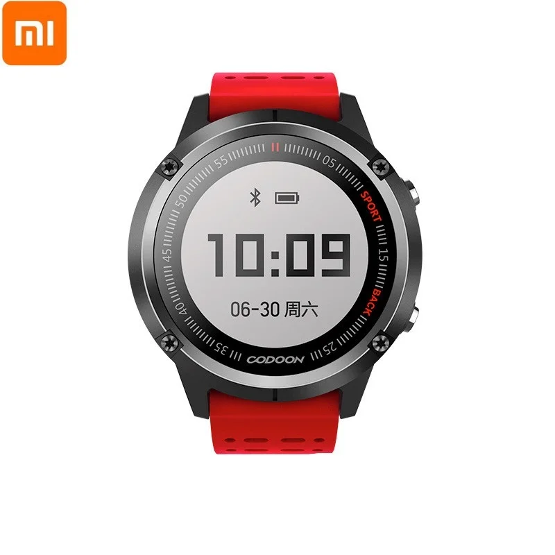  Original Xiaomi Codoon Smart Sports GPS Watch S1 Work with Codoon APP Heart Rate Monitoring / 50 Me