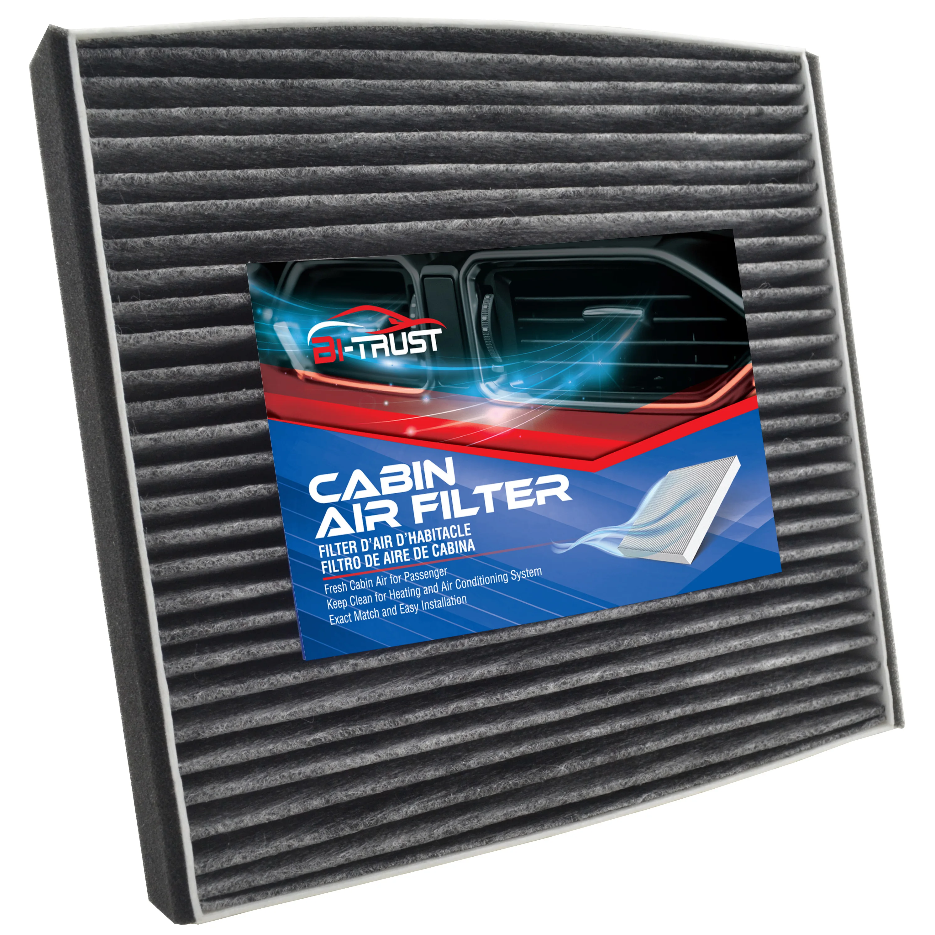 Сменный воздушный фильтр Bi-Trust для салона 2002-2010 Lexus SC430/2001-2006 LS430/2001-2005 GS430/2001-2005 GS30 |